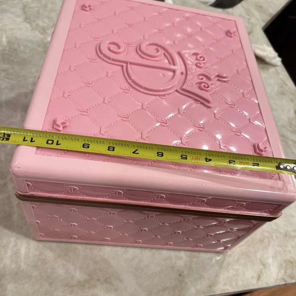 DISNEY PRINCESS TRAVEL VANITY- STYLE COLLECTION- LIGHT UP MAKEUP CASE– PINK‎